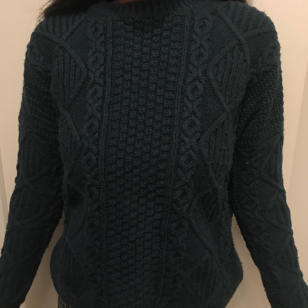 Forest green topshop sweater